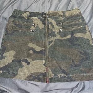 Emory Park Miss Lola Camp Zipper Skirt NWT